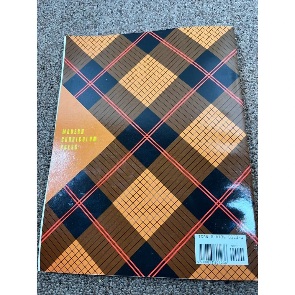 Modern Curriculum Press Word Study Workbook Level D Brown Plaid Good Preowned